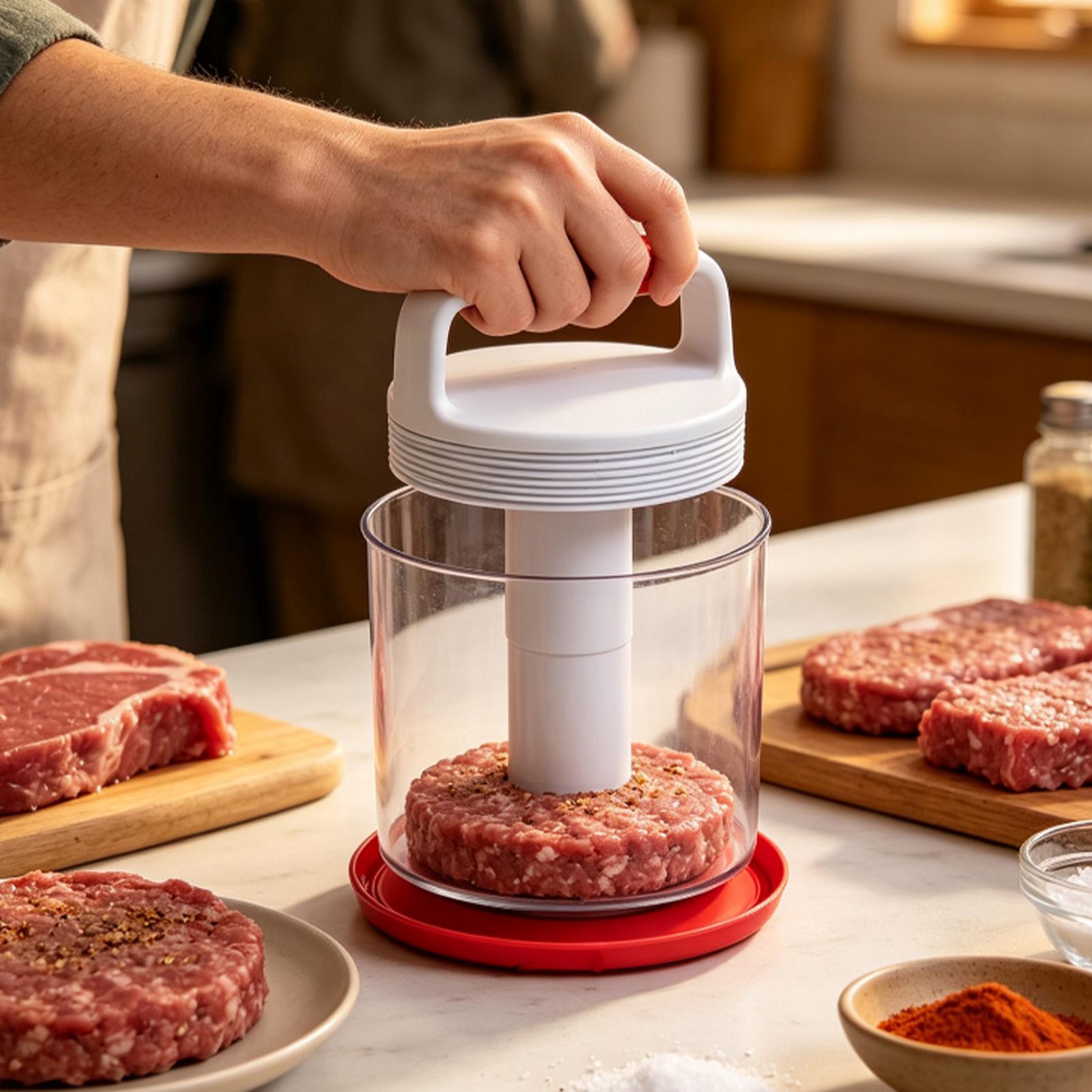 Meal Prep Template - قالب ضغط لصنع فطائر الهامبرغر غير