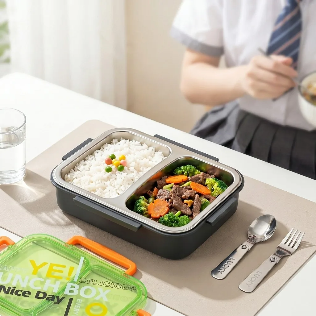 علبة غداء بينتو من الفولاذ الم - مراجعة Meal Prep Or Prep Meal وسعره