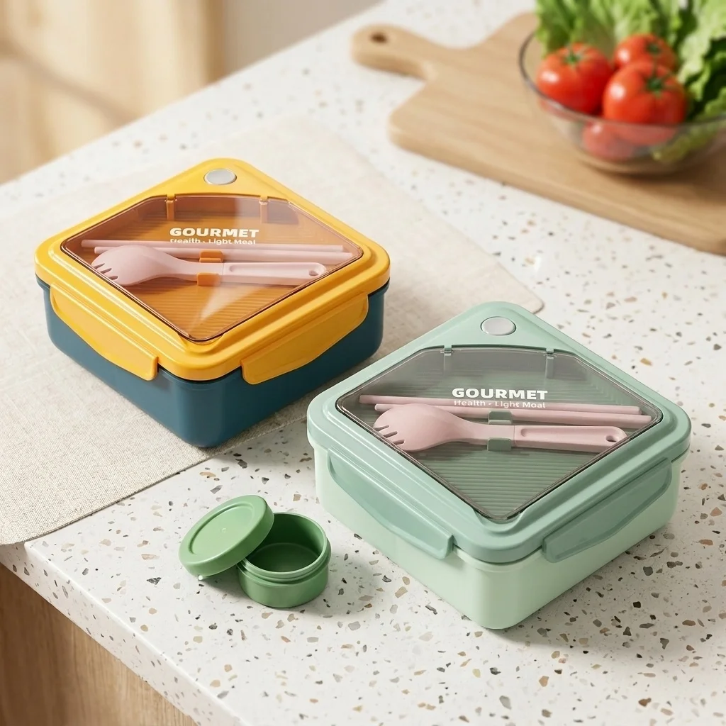 علبة غداء بينتو بلاستيكية محكم - مراجعة Meal Prep Or Prep Meal وسعره